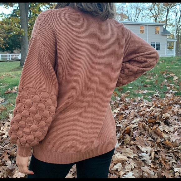 Chunky Knit Bobble Cardigan Sweater - Picture 2 of 11